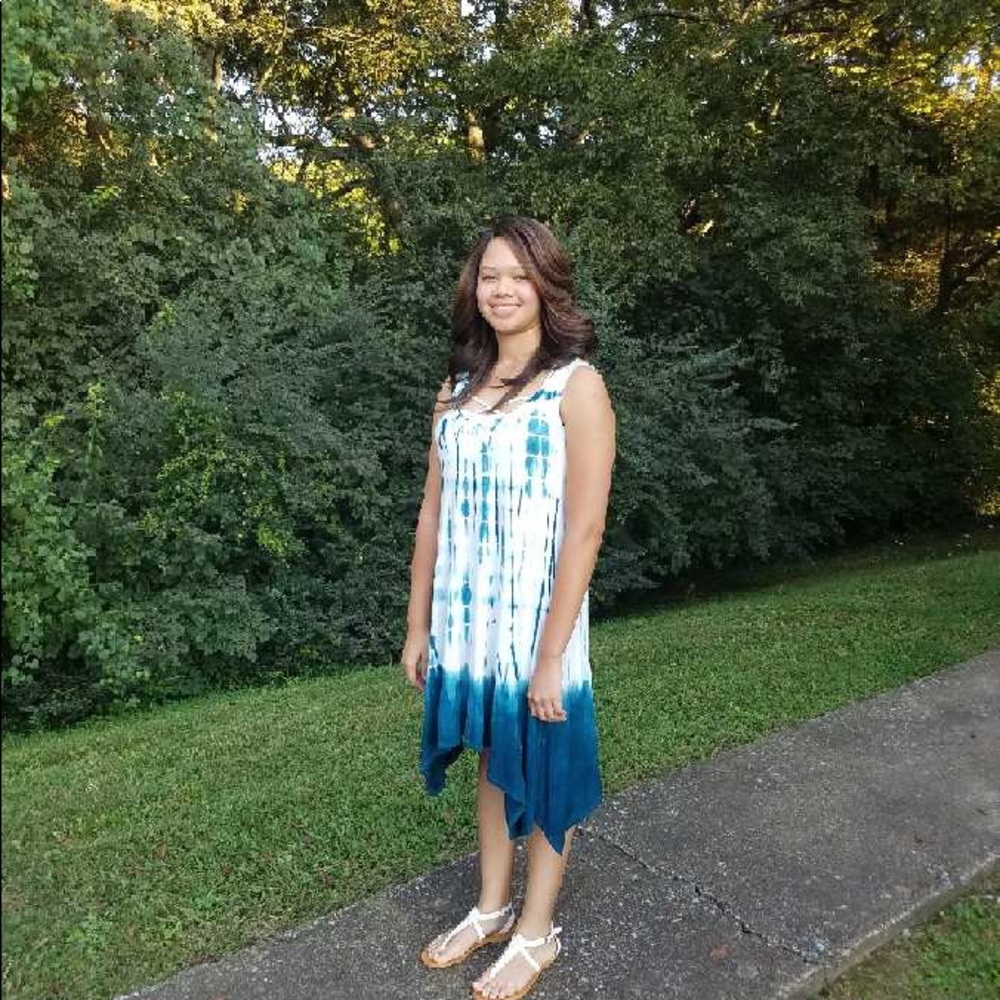 Tie die dress from Charlotte Russe